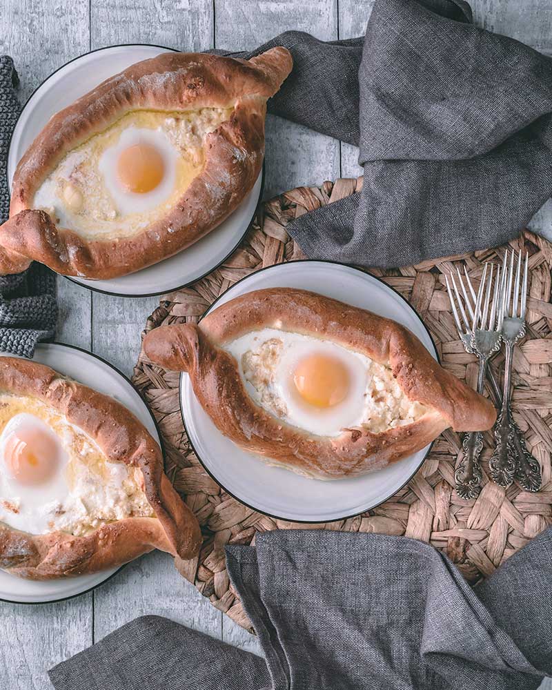 Khachapuri Georgian Cheese Bread