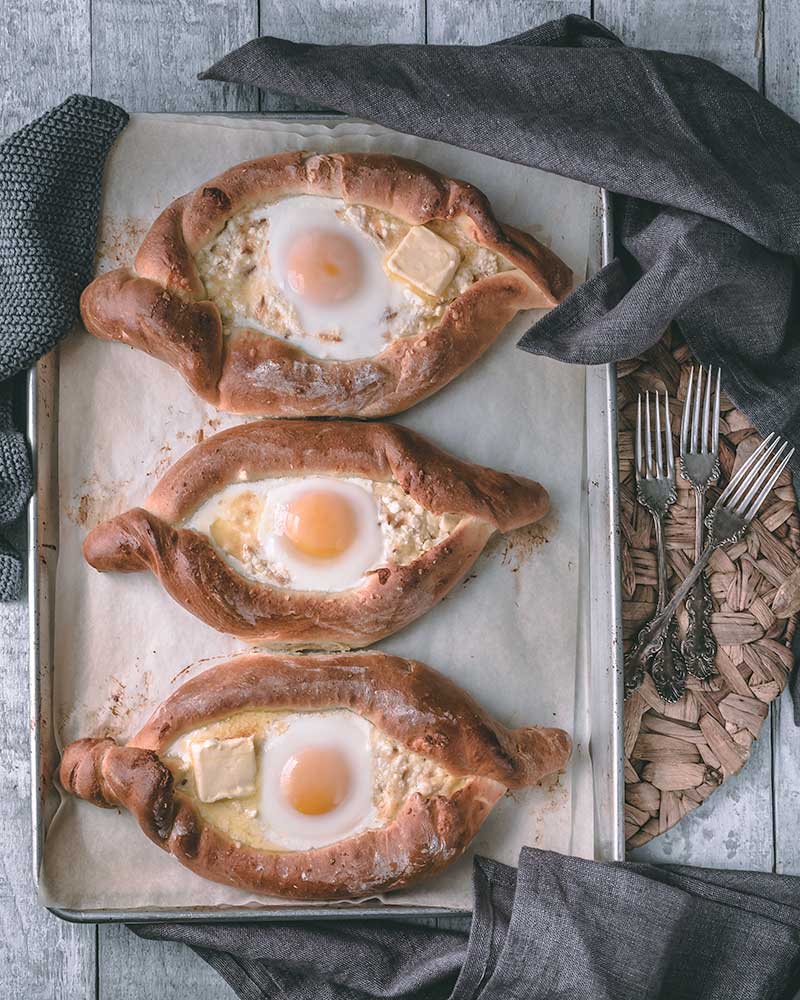 Khachapuri Georgian Cheese Bread