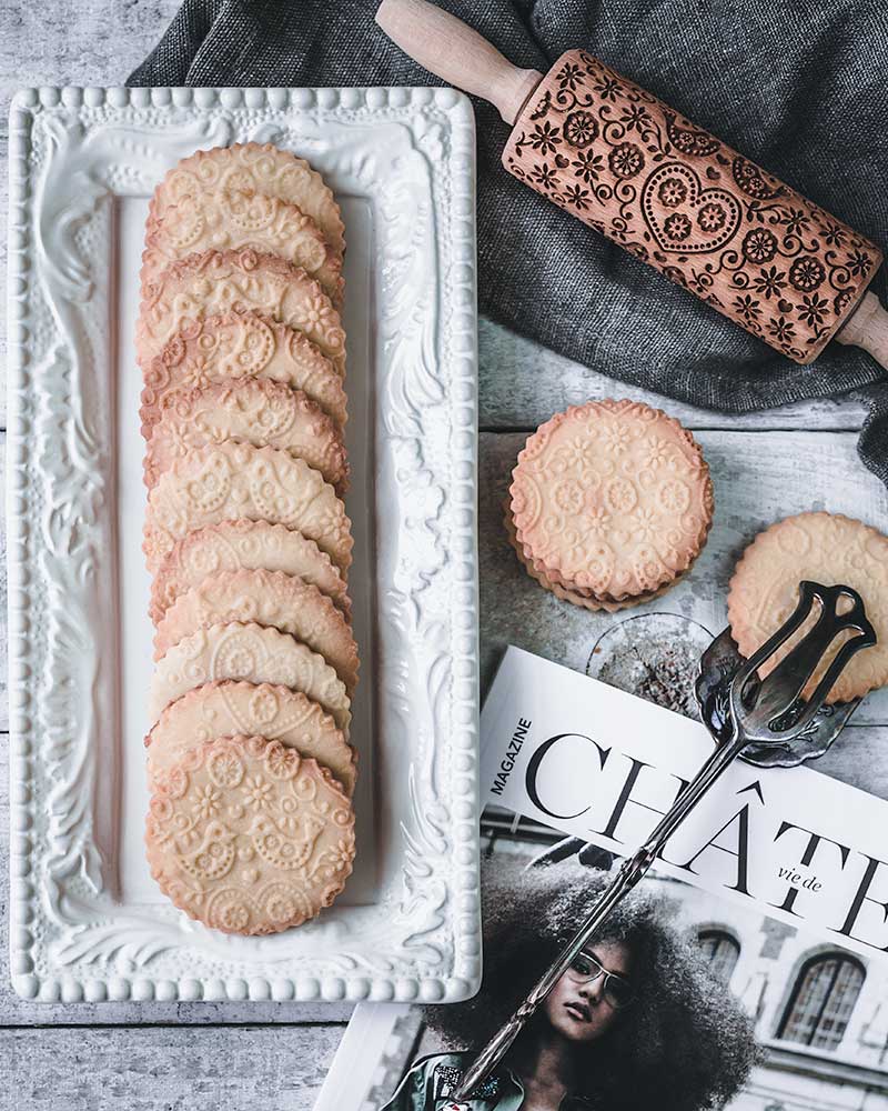 Embossed butter Cookies