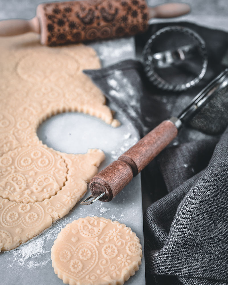 Embossed butter Cookies